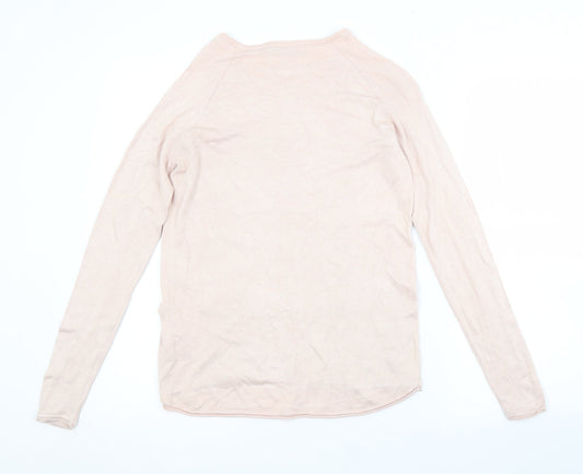Womens UK Size XS Only Pink Pullover Jumper