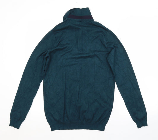 River Island Mens Blue Pullover Jumper Size XS
