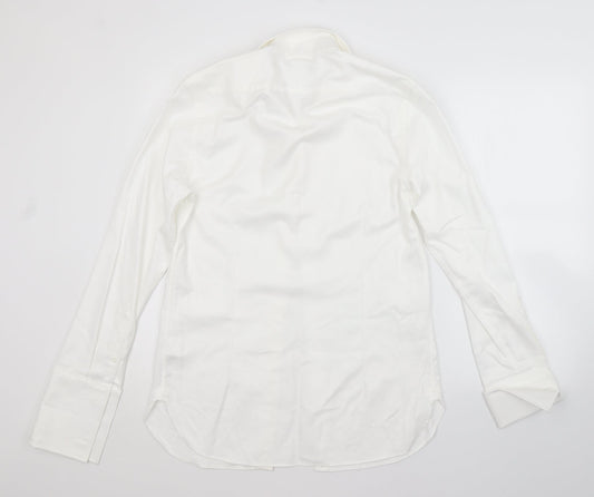 Mens UK Collar Size 14.5 Hammond Smart White Dress Shirt