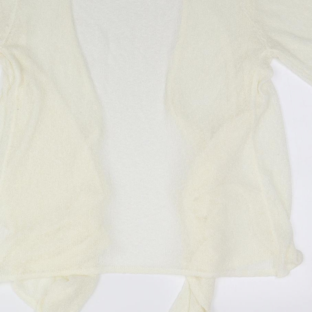 Elisabeth Scott Womens Ivory Cardigan Jumper Size L