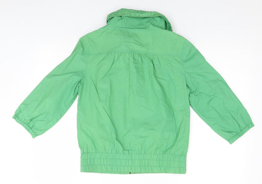 Papaya Womens Green Overcoat Coat Size 10