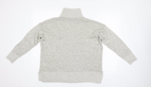 Womens UK Size M New Look Grey Pullover Jumper