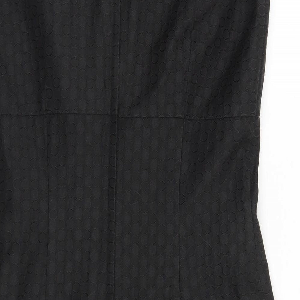 NEXT Womens Brown Geometric A-Line Size 10