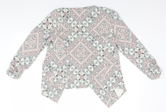 New Look Womens Beige Paisley Jacket Size 8