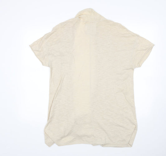 Womens UK Size M H&M Beige Cardigan Jumper