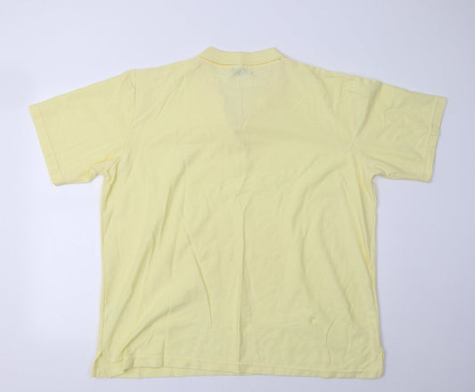 Bonmarché Womens Yellow Basic T-Shirt Size XL