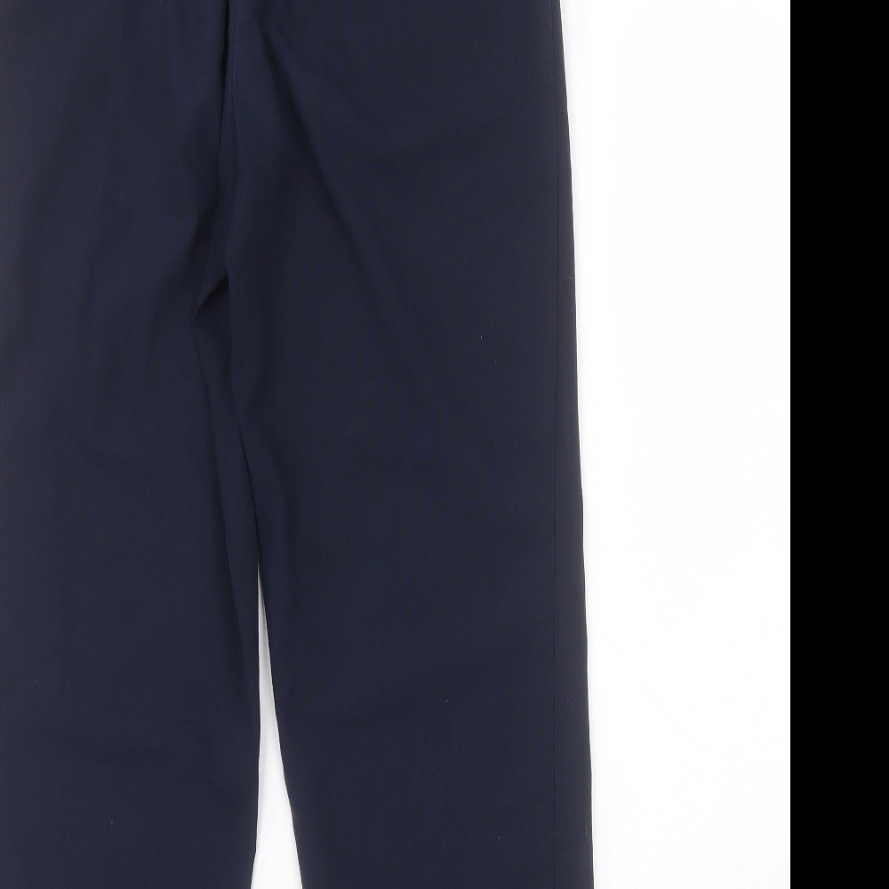 Womens UK Size 12 Preworn Regular Fit Blue Trousers