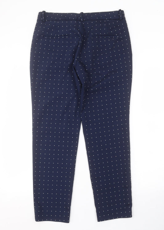 Womens UK Size M Zara Regular Fit Blue Trousers