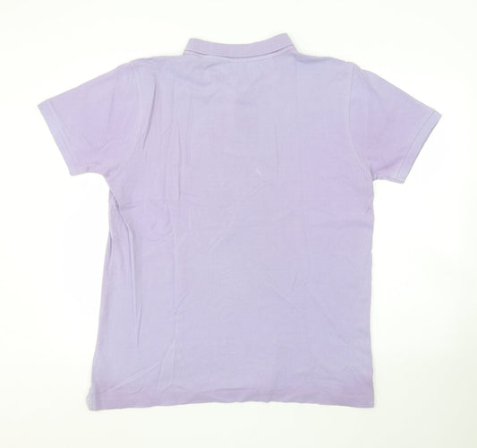 Lindbergh Mens Purple Polo