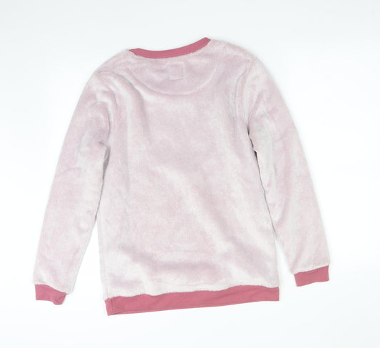 Primark Womens Pink Solid Pyjama Top Size 14 - DISNEY