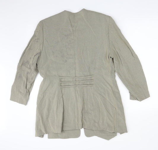 Betty Barclay Womens Multicoloured Chevron Jacket Suit Jacket Size 14