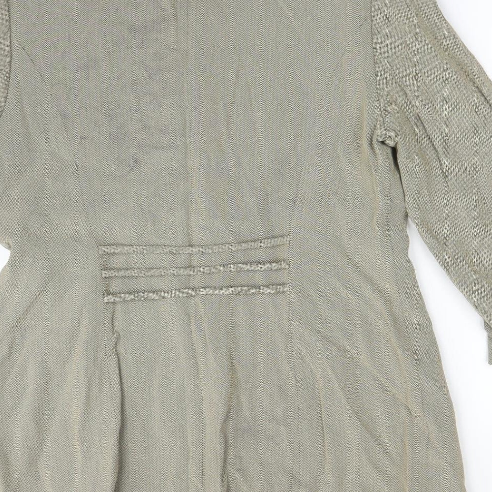 Betty Barclay Womens Multicoloured Chevron  Jacket Suit Jacket Size 14