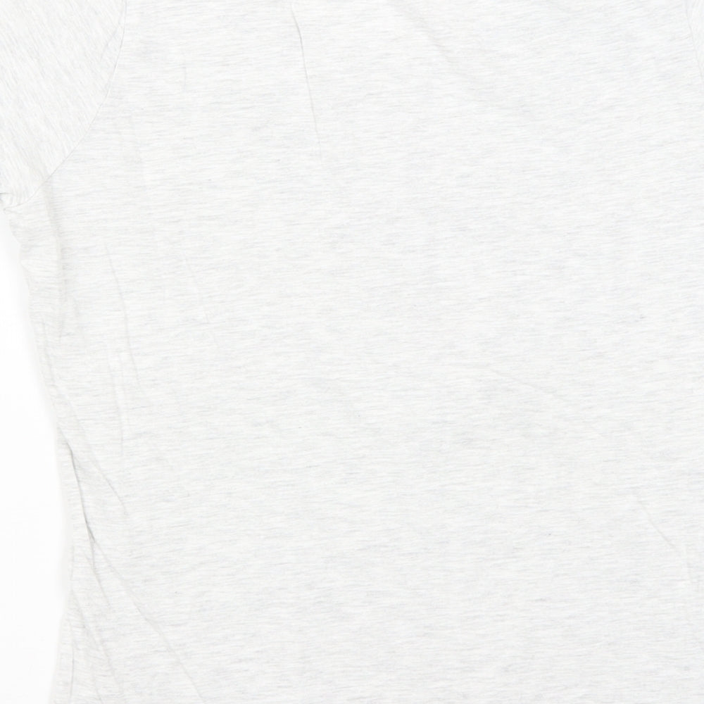 F&F Womens Grey Basic T-Shirt Size 6 - Coffee