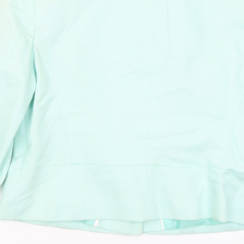 Womens UK Size 12 Bay Regular Blue Blazer