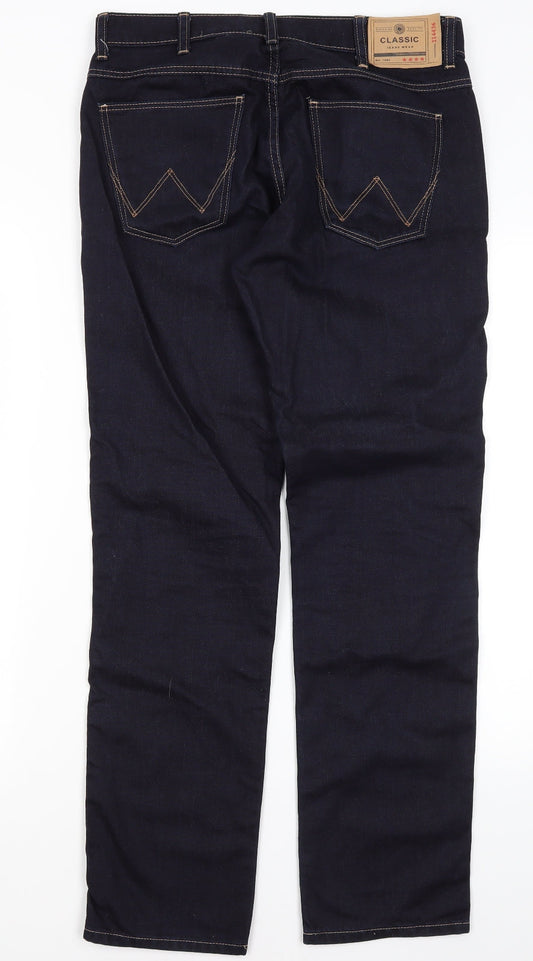 Classic Jeanswear Mens Blue Straight Jeans Size 31 in L30 in