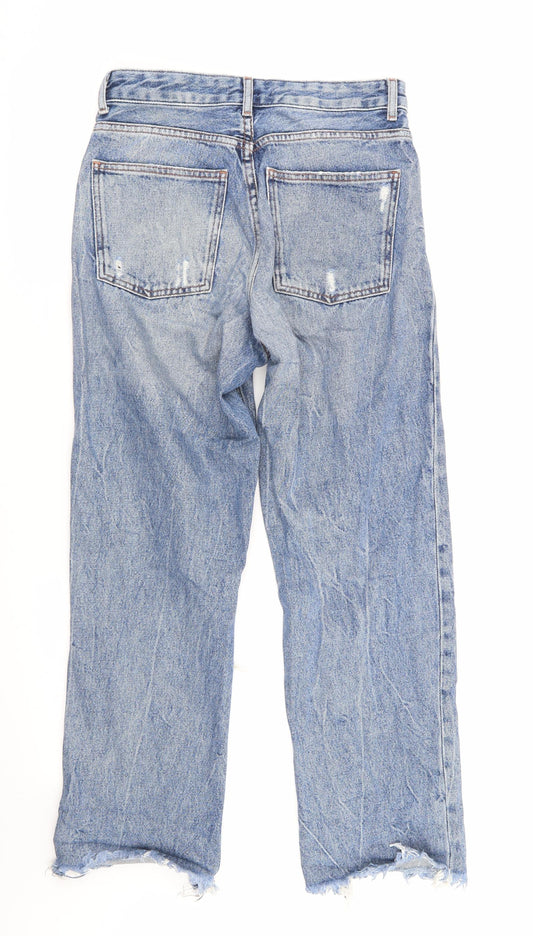 FOREVER 21 Womens Blue Straight Jeans L27 in