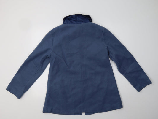 Womens UK Size 12 Gabriella Vicenza Blue Overcoat