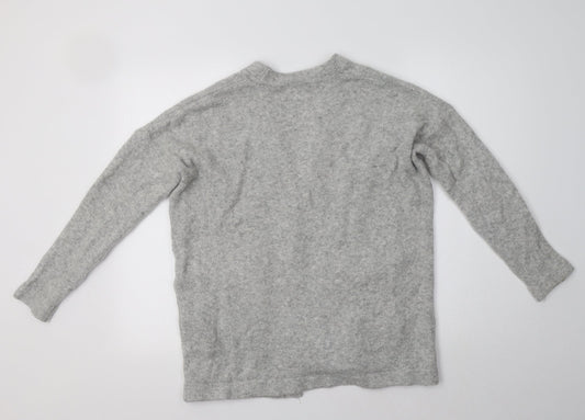 Womens UK Size S H&M Grey Cardigan Jumper