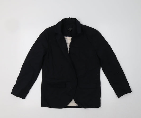 Topshop Womens Blue Jacket Blazer Size 8