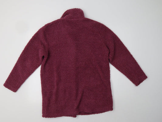 Julipa Womens Purple Overcoat Coat Size 10