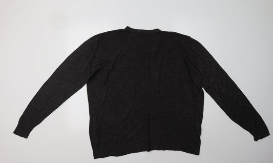 Matalan Mens Grey Pullover Jumper Size XL