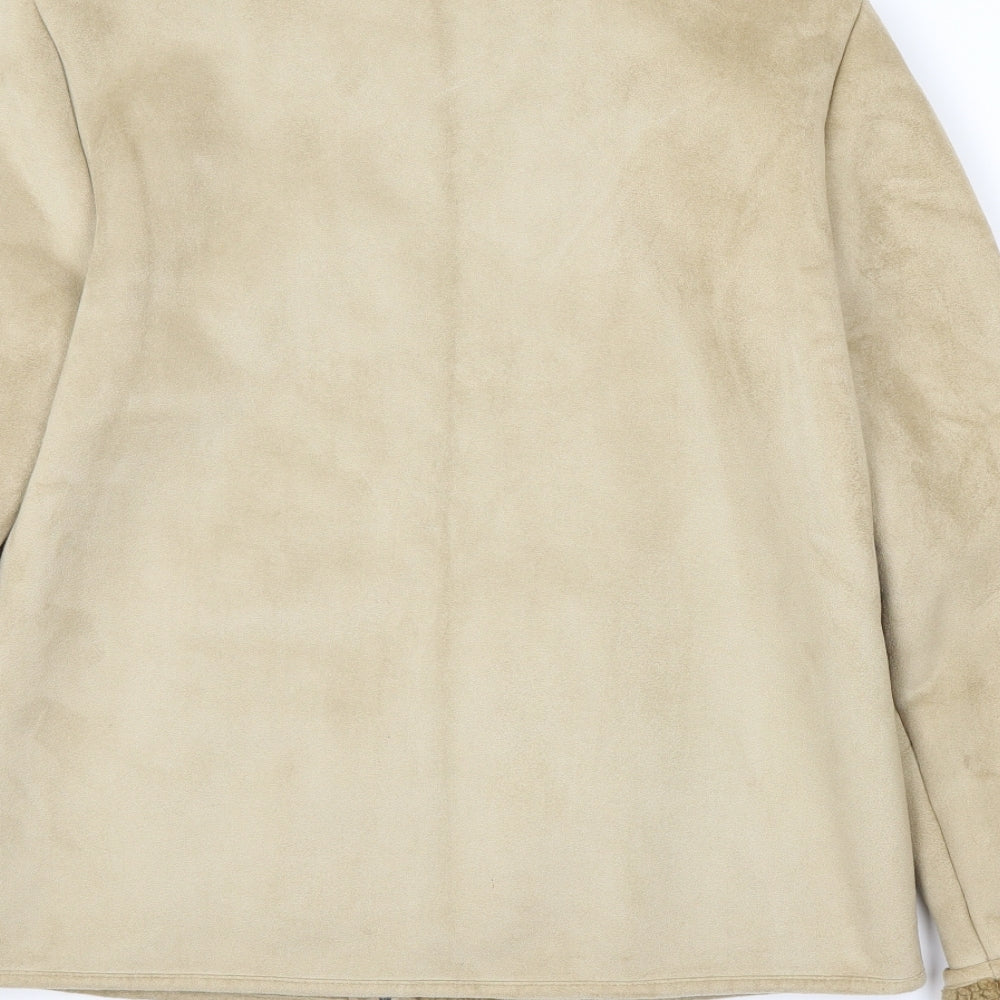 Womens UK Size 8 Preworn Gold Jacket