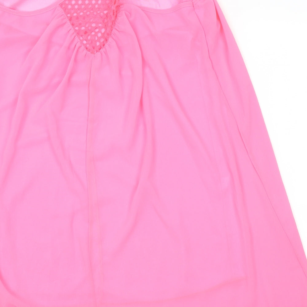 Preworn Womens Pink A-Line Size M