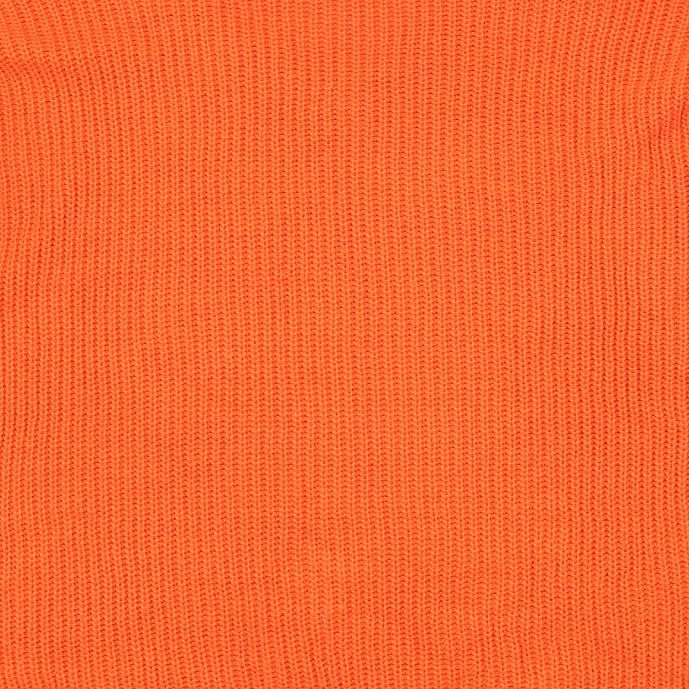 TU Womens Orange Pullover Jumper Size 10