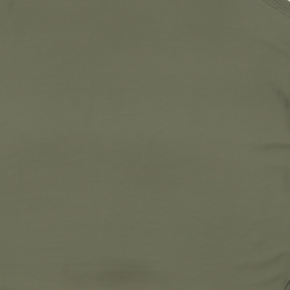Womens UK Size 10 Peacocks Green Basic Blouse