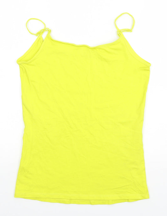 George Womens Yellow Basic Tank Size 14