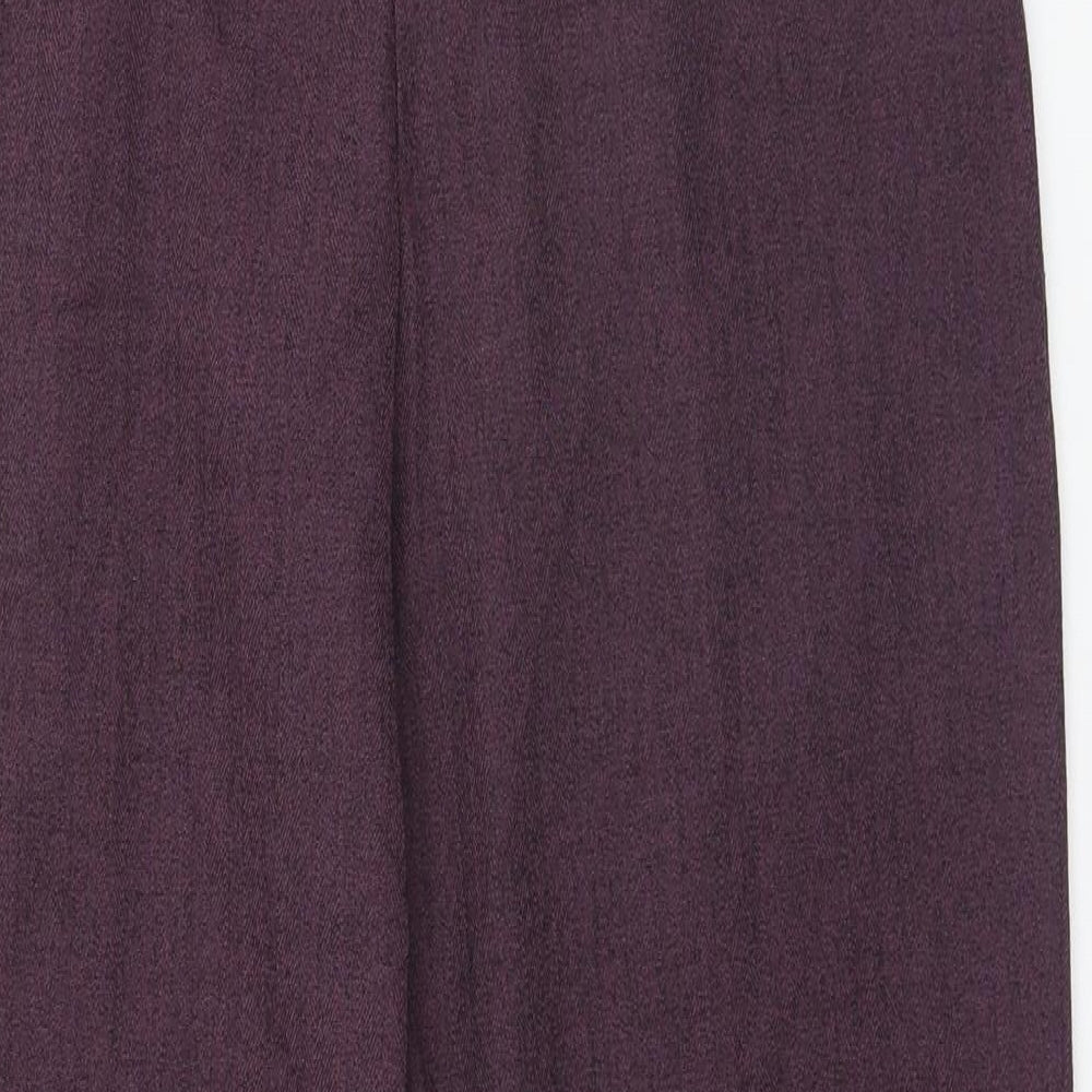 Womens UK Size 14 Emma Collection Regular Fit Blue Trousers