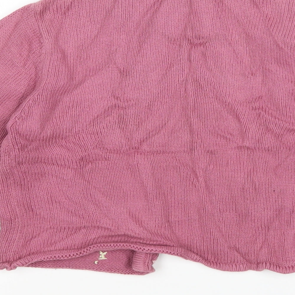 OKids Girls Pink Cardigan Jumper Size 8 Years