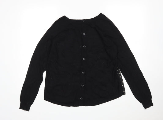 F&F Womens Black Pullover Jumper Size 12