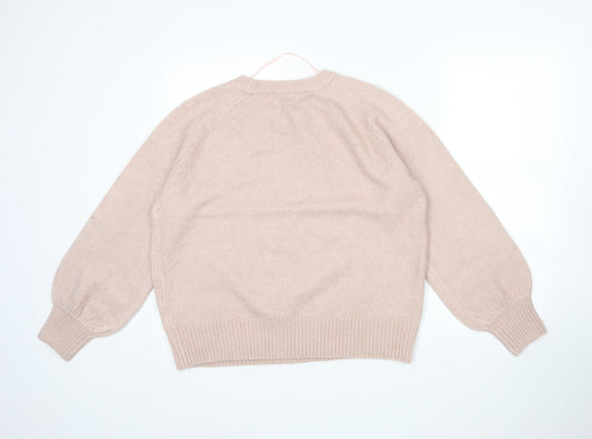 Primark Womens Pink Pullover Jumper Size M