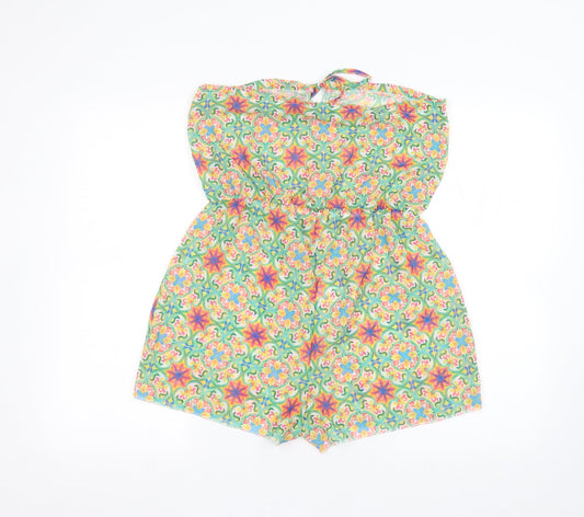 Boohoo Womens Green Jumpsuit One-Piece Size M