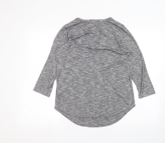 Matalan Womens Grey Basic T-Shirt Size 14