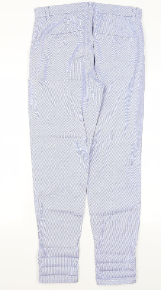 Womens UK Size 10 H&M Regular Fit Blue Trousers