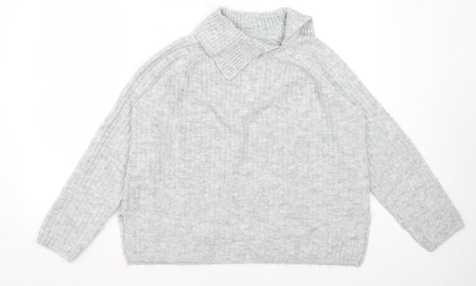 Womens UK Size 10 Very Grey Pullover Jumper