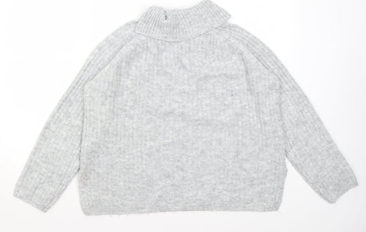 Womens UK Size 10 Very Grey Pullover Jumper
