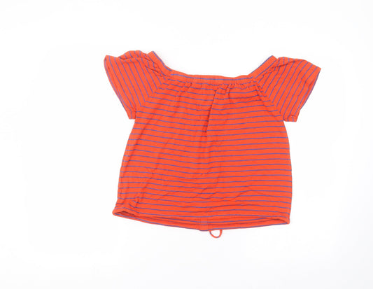 Womens UK Size 8 NEXT Red Basic T-Shirt