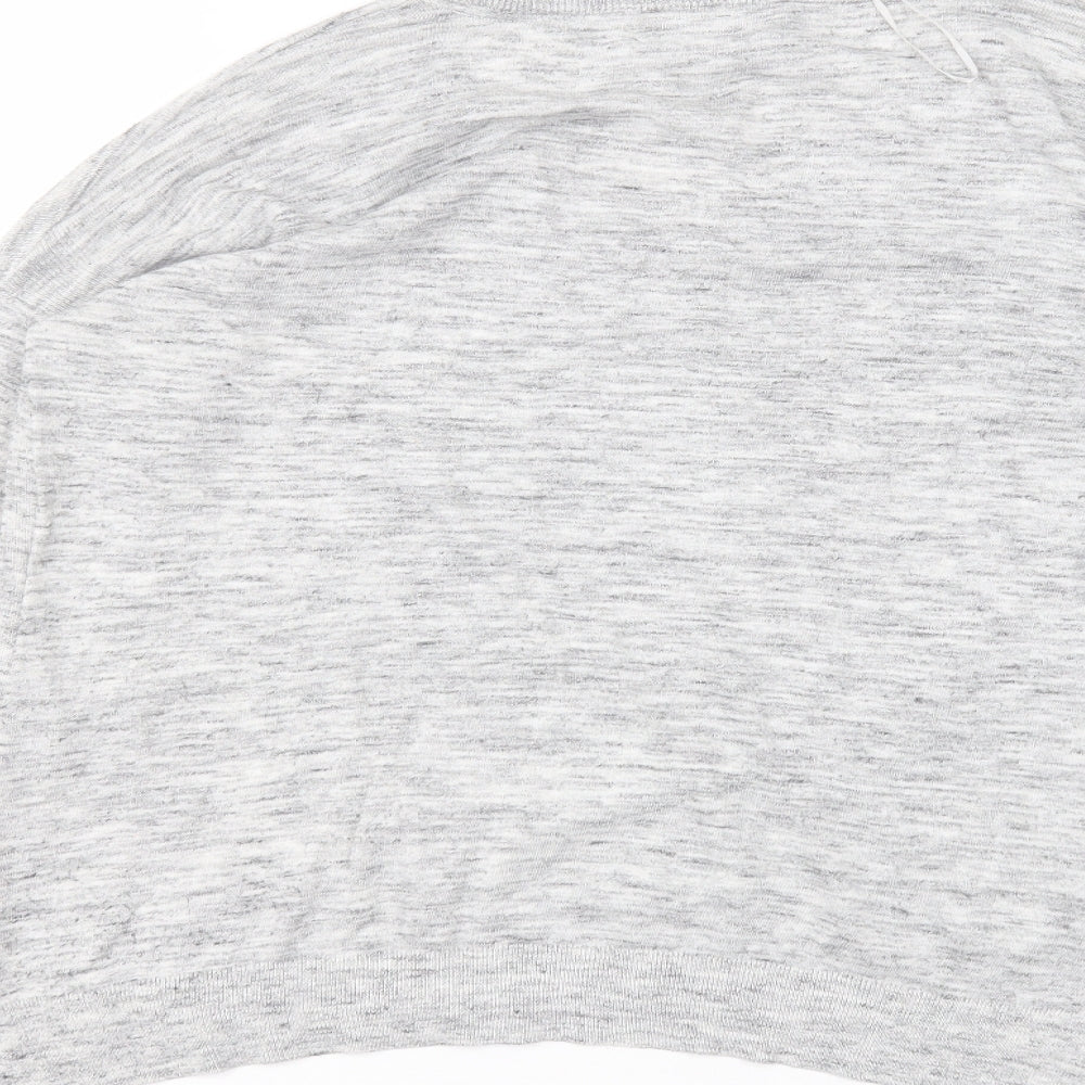 Womens UK Size 14 Marks and Spencer Grey Basic T-Shirt
