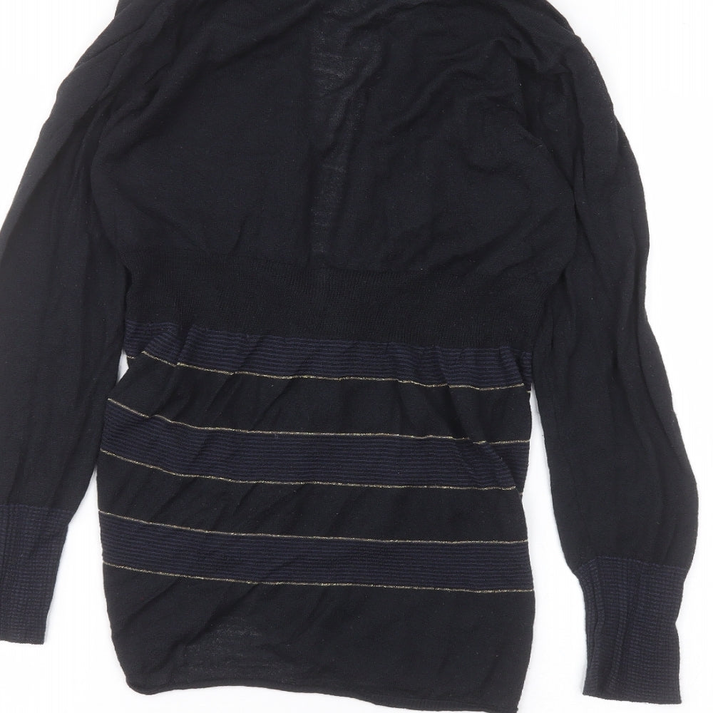 Womens UK Size 12 Per Una Blue Cardigan Jumper