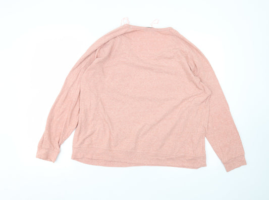 Womens UK Size L Matalan Pink Pullover Jumper
