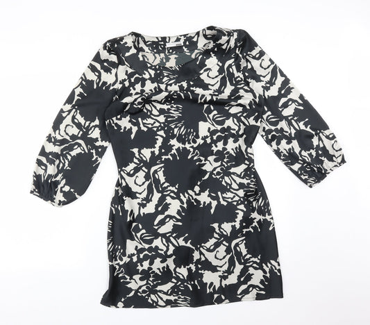 Additional front view of George women’s multicoloured floral polyester a-line, size UK 12