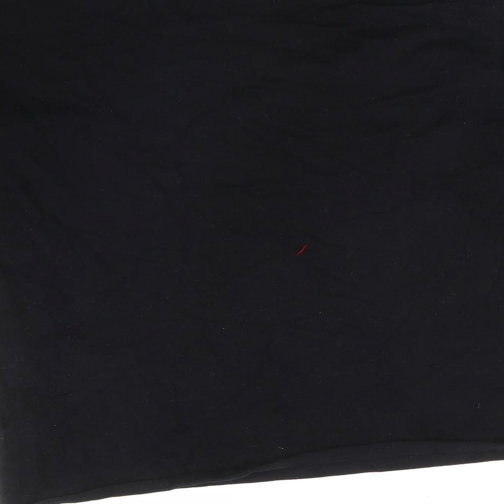 Womens UK Size L VILA Black Basic T-Shirt