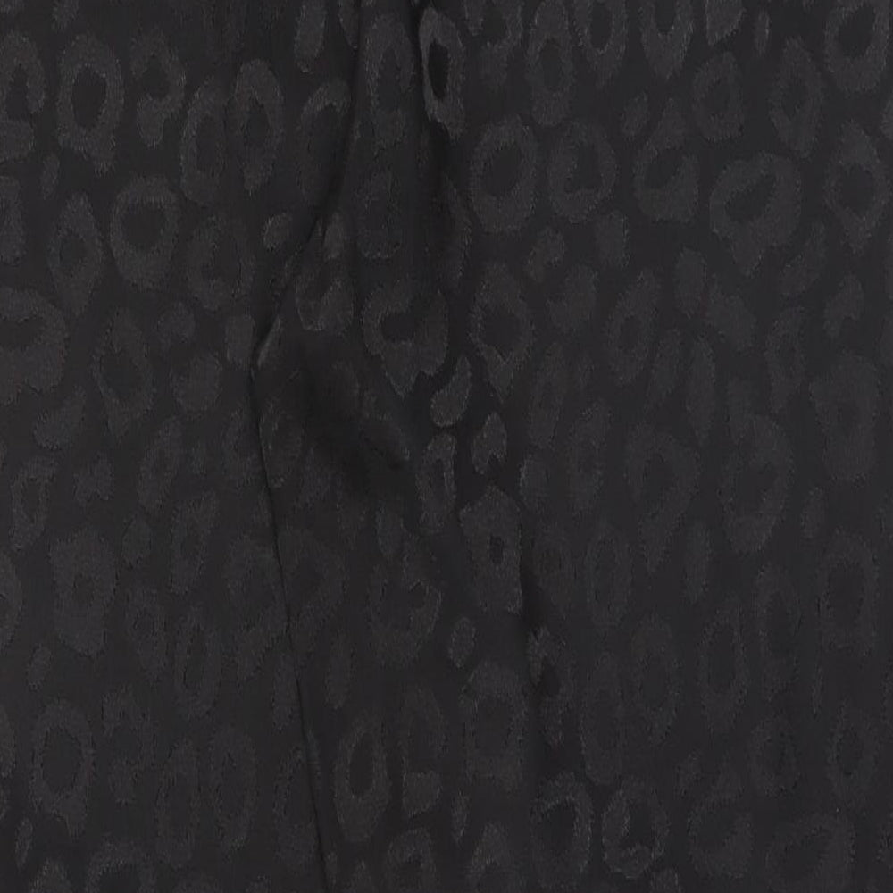 Womens UK Size 12 I SAW IT FIRST Regular Fit Black Trousers