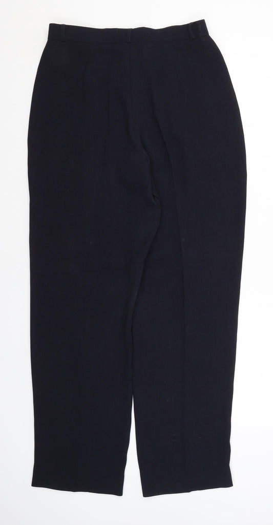 Womens UK Size 14 Taifun Regular Fit Blue Trousers