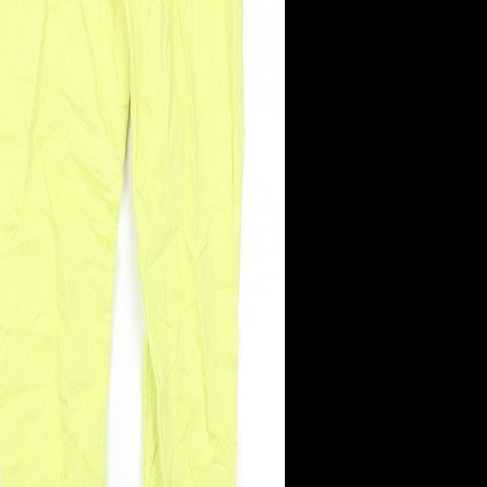 Pieces Womens Yellow Cotton Skinny Jeans Size XS L28 in Regular