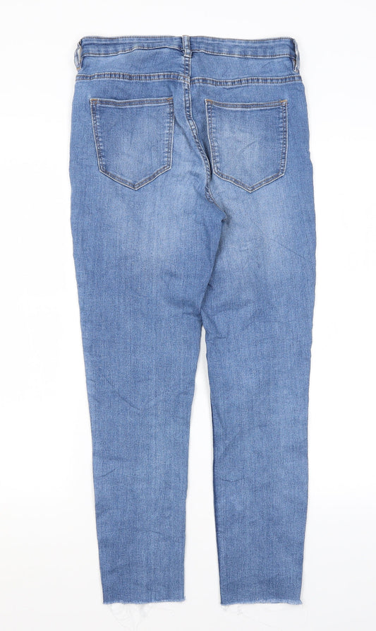 Womens UK Size 10 Divided Regular Fit Skinny Blue Jeans