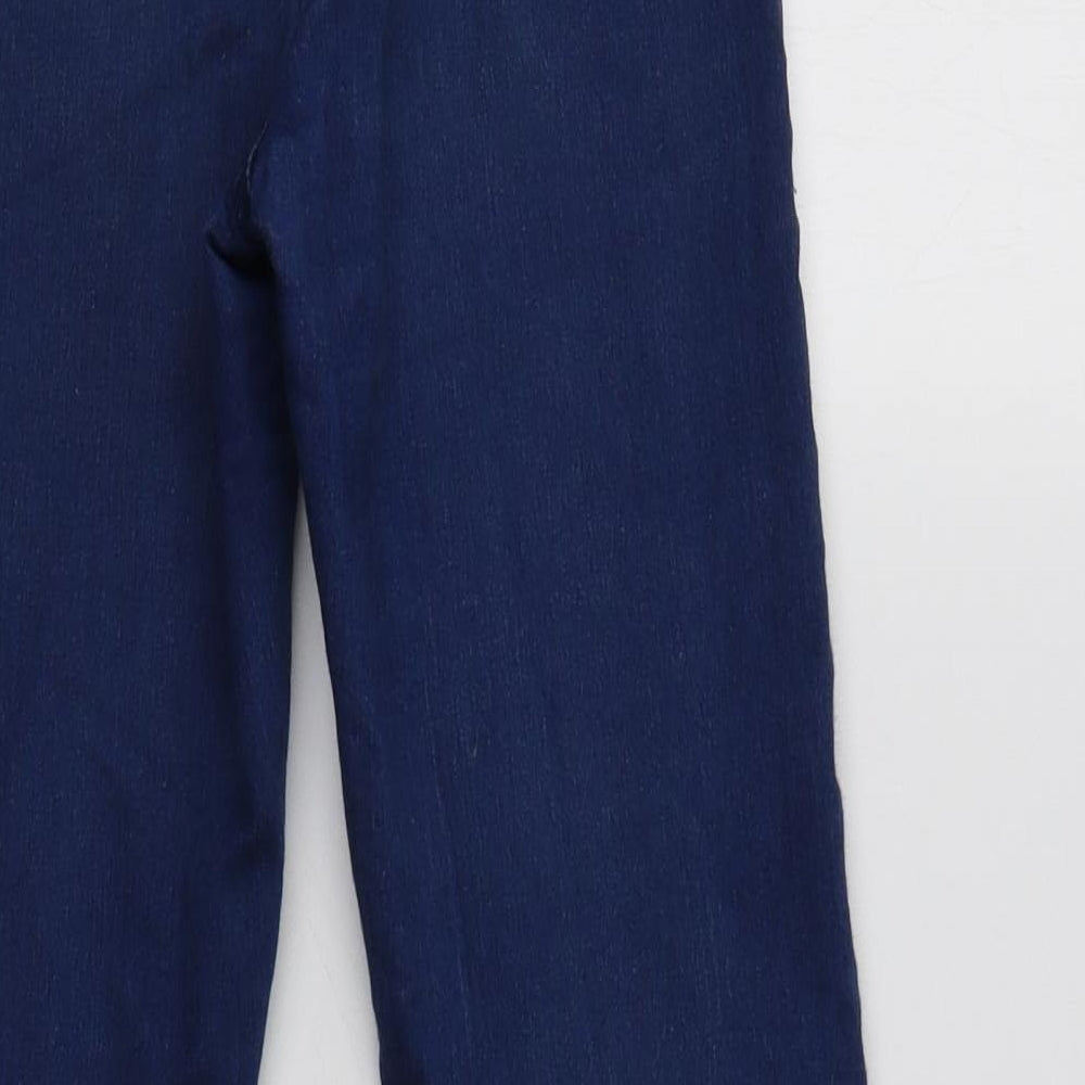 Miss Selfridge Womens Blue Cotton Jegging Jeans Size 6 L29 in Regular